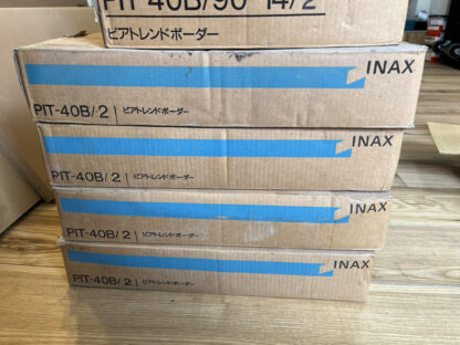 INAX 壁タイル PIT-40B 2 ピアトレンドボーダー グレー系 1箱80枚入 内装 外装 壁 床 タイル イナックス リクシル LIXIL