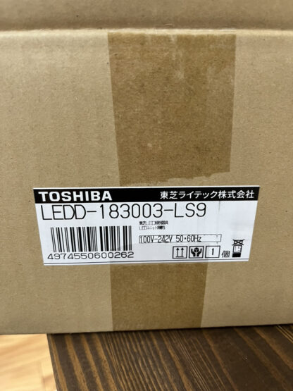 TOSHIBA LEDD-183003-LS9 LEDダウンライト 本体(ライトユニット別売り) 照明器具 ダウンライト 東芝ライテック