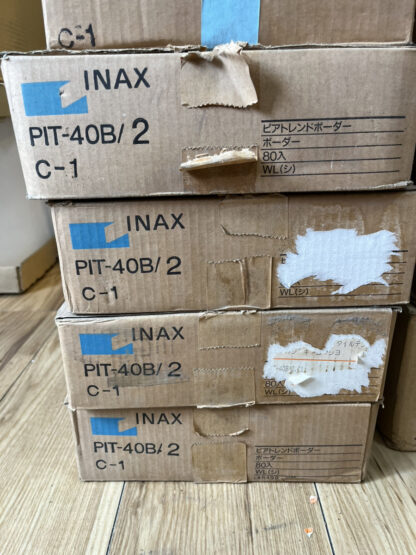 INAX 壁タイル PIT-40B 2 ピアトレンドボーダー グレー系 1箱80枚入 内装 外装 壁 床 タイル イナックス リクシル LIXIL